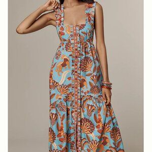 Farm Rio XS printed dress NWT